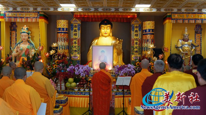 聖蹟寺恭迎南無阿彌陀佛佛誕 梵唄聲聲祈願世界和平